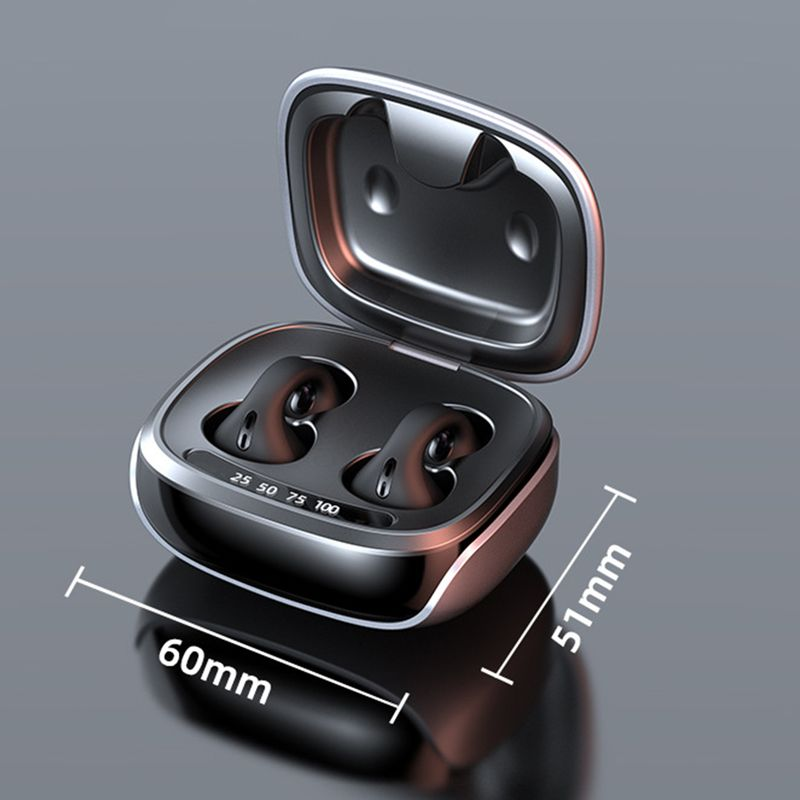 JX80 Wireless Earbud HiFi Stereo Surround Bone Conduction LED-digitaalinäyttö Bluetooth 5.3 ja Voice Assistant_voghion.com