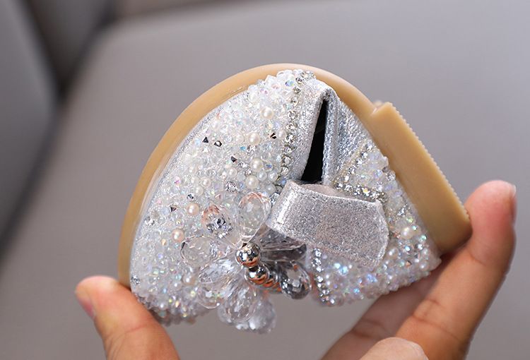 Scarpe da ballo per bambina, bambina, principessa, con diamanti, singole, per spettacoli di danza, per bambini grandi_voghion.com