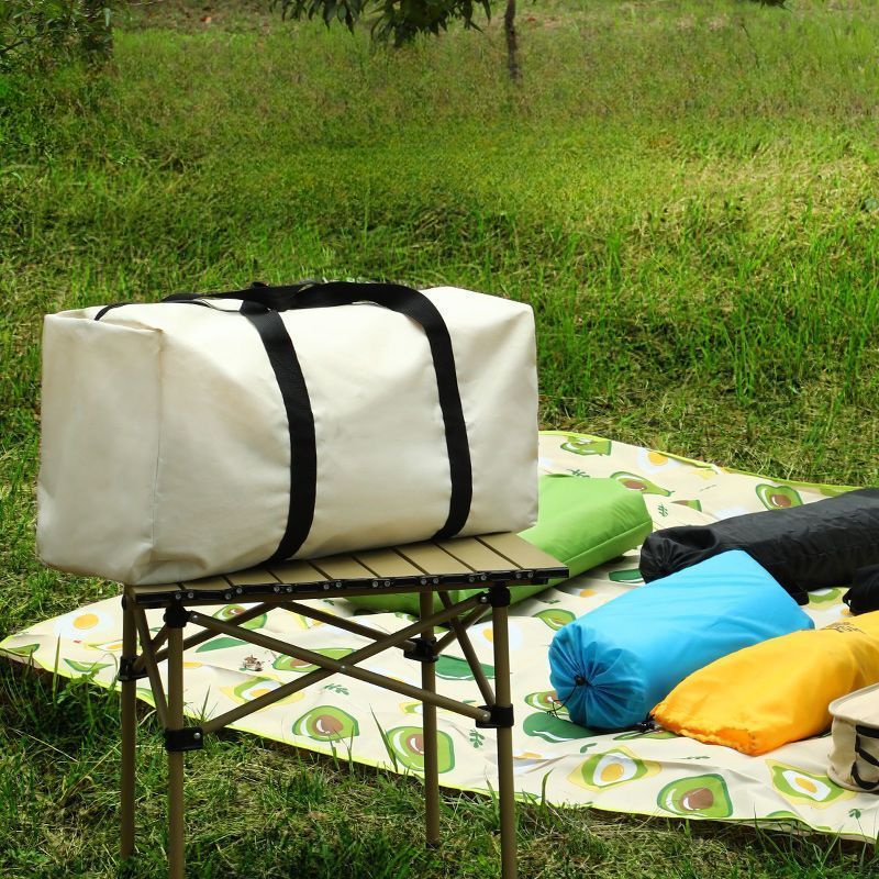 Table et chaise pliantes d'extérieur pour camping, résistantes à l'humidité, grande capacité, tissu Oxford résistant à l'usure, portables, divers_voghion.com