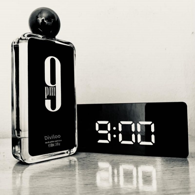100 ml 3,4 fl oz 9PM herreparfyme, langvarig gourmet orientalske noter Cologne, Eau de Parfum, Feronomas parfyme for menn_voghion.com