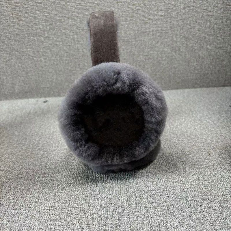 2025 Scaldaorecchie invernali caldi in pelle di pecora e lana, unisex, taglia unica, copriorecchie in vera pelle per esterni_voghion.com