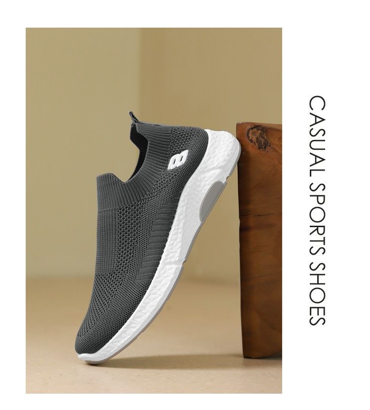 WalkPrime Outono Novo Modelo Tênis Casual Respirável para Comércio Exterior Transfronteiriço Calçados Slip-On Masculinos Fabricante Atacado_voghion.com