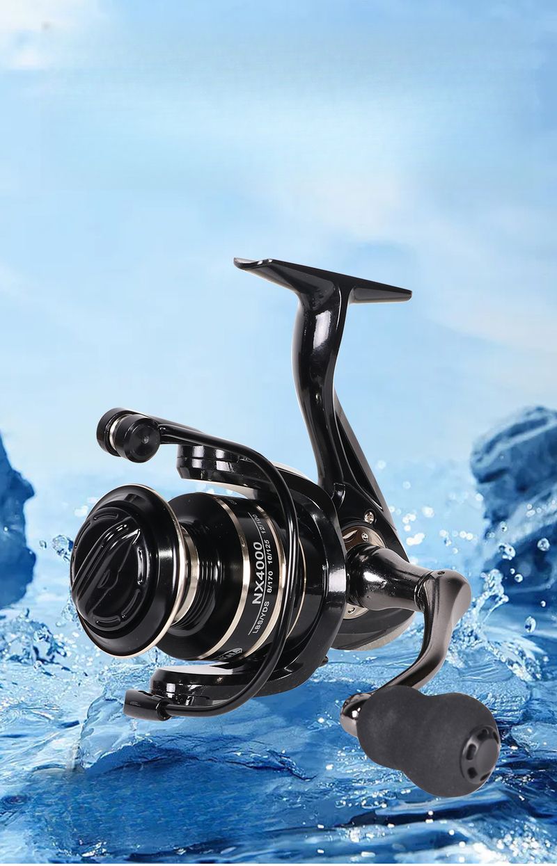 Lure Rod Micro Fishing Line Reel Long Casting All-Metal Spinning Wheel_voghion.com
