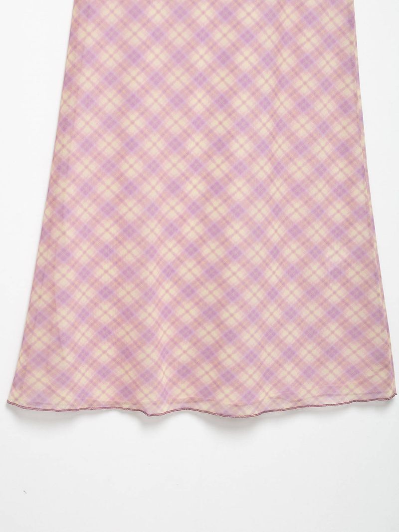 Abbigliamento donna Primavera Novità Abbigliamento donna Design alla moda Camicia in rete di seta stampata Gonna_voghion.com