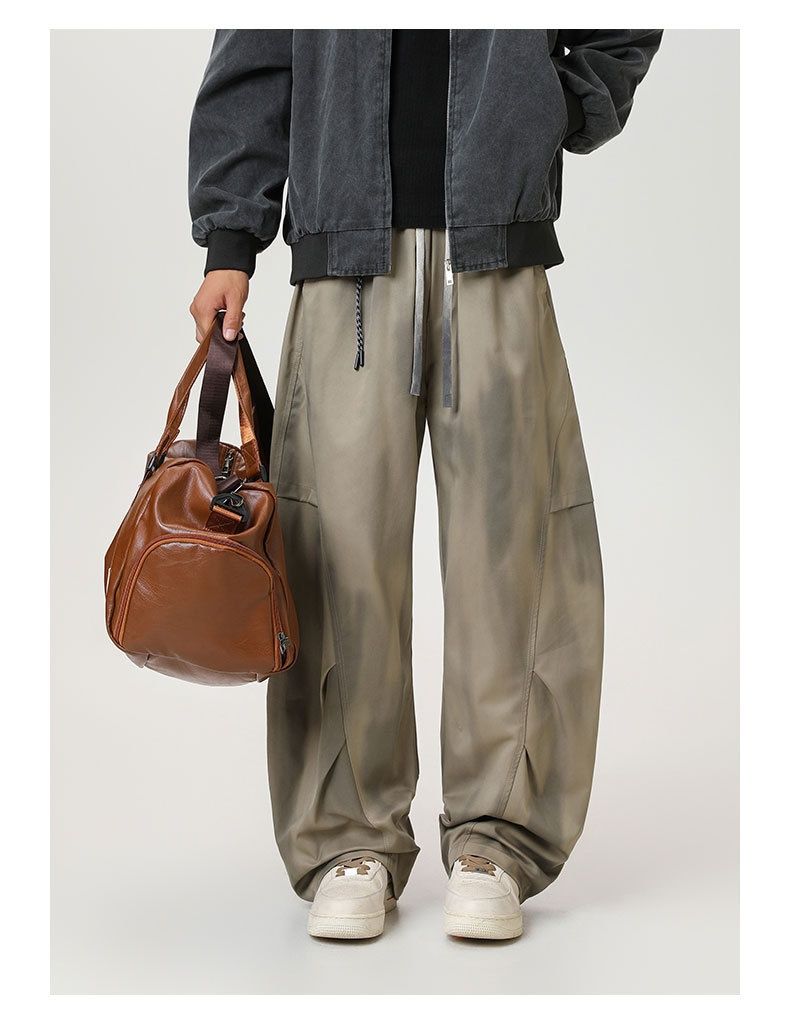 001 Cross-Border High Street American Style Trendy Paratrooper Long Functional Cargo Men's Outdoor Oversized Retro Gradient_voghion.com