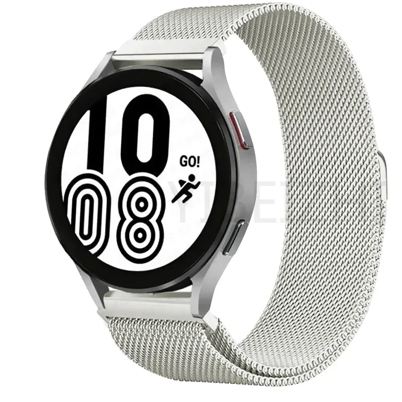 Cinturino Milanese Loop da 22 mm e 20 mm per Samsung Galaxy Watch 7, 6, 5, 4, 44 mm e 40 mm, cinturino magnetico Huawei Classic Active 2._voghion.com