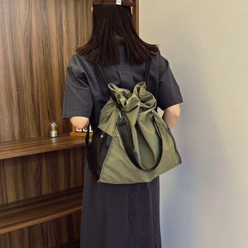 Zaino da viaggio in tela da donna, stile coreano, casual, di grande capacità, da ascella, 2024, nuovo_voghion.com