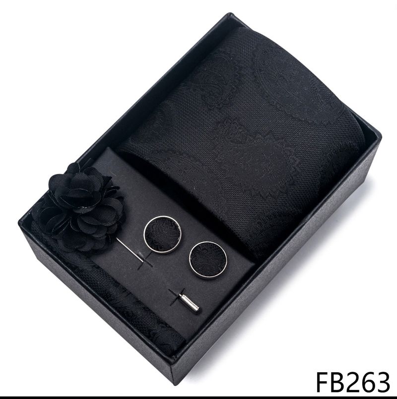 Cravatte e fazzoletti da uomo cravatta da sposo festiva cravatta bordeaux abito da uomo gemelli corpetto accessori set box_voghion.com