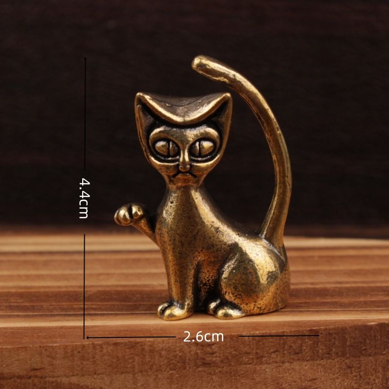 Ringhalter Messing Kleiner Büroschreibtisch Handstück Desktop Dekoration Ornament_voghion.com