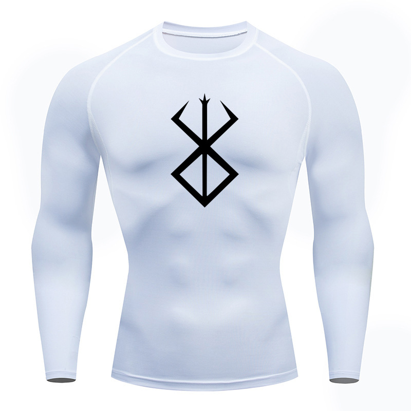 Man's Clothing Sports Tight Quick Drying Fitness Wear Short Sleeve Running High Elastic Moisture Absorption Compression T-shirt For Men_voghion.com