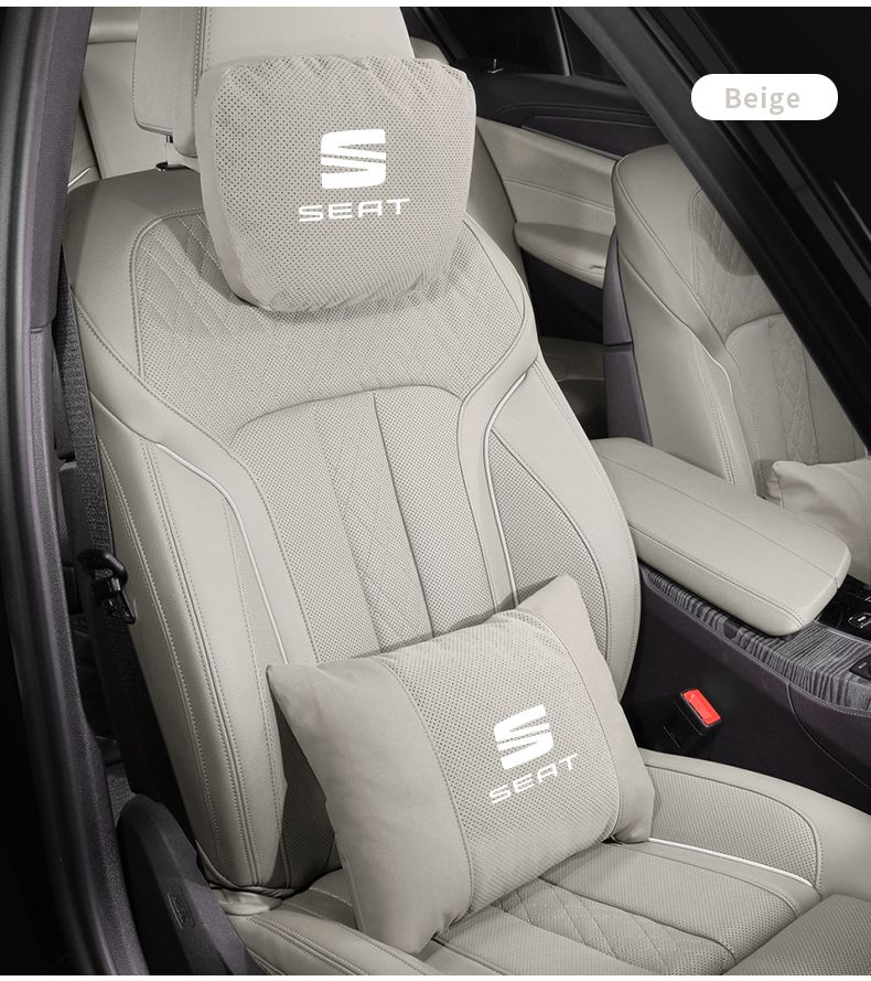For FR Leon Ibiza Alhambra Arona Arosa Ateca Cordobe Exeo Tarraco Toledo Car Headrest Support Seat Soft Neck Pillow_voghion.com
