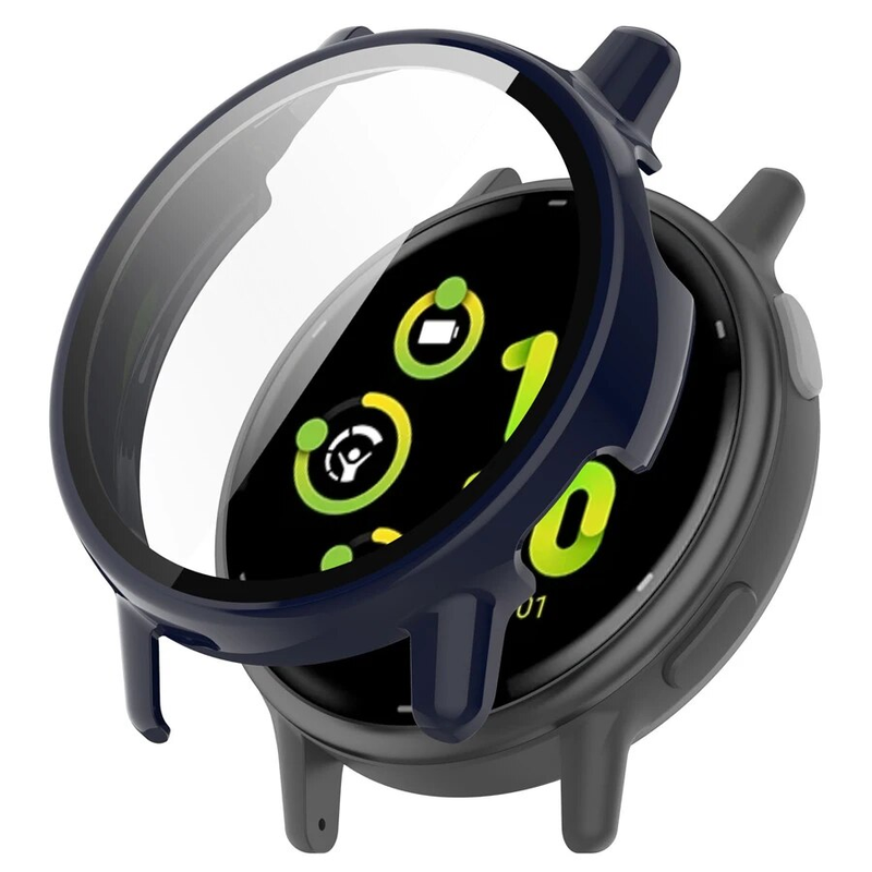 VivoActive Case Protective Cover + Tempered Glass Screen Protector For Garmin Active 5 Bumper Frame Shell_voghion.com