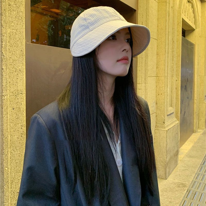 2024 Nuovo cappello da pescatore di qualità con coulisse, edizione coreana, con viso che mostra un piccolo cappello da pescatore, cappello da sole autunnale_voghion.com