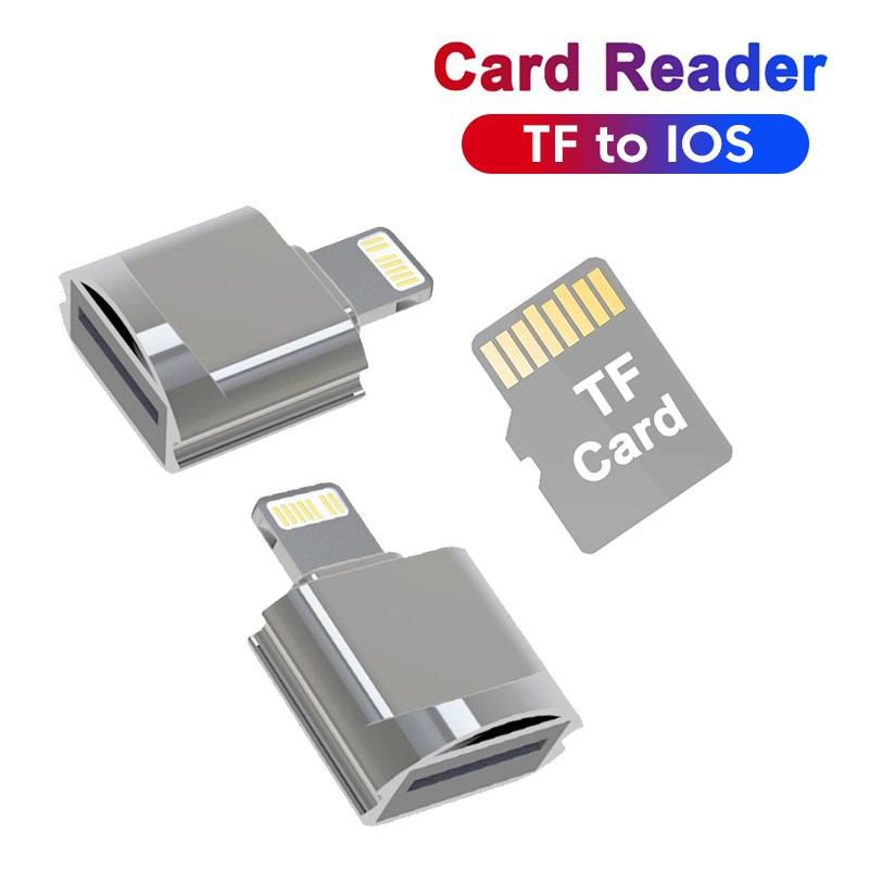 Mini Micro Elough Type C Sd Tf Kortleser Otg Adapter for Ios 13 Above System Otg Minnekortleser for iPho_voghion.com