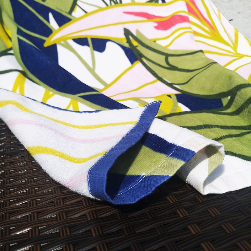 Thickened RYYD Pure Beach Printing Soft Water Absorbent Enlarged Swimming Cotton Bath Towel 170*85 170*85 170*85 170*85_voghion.com