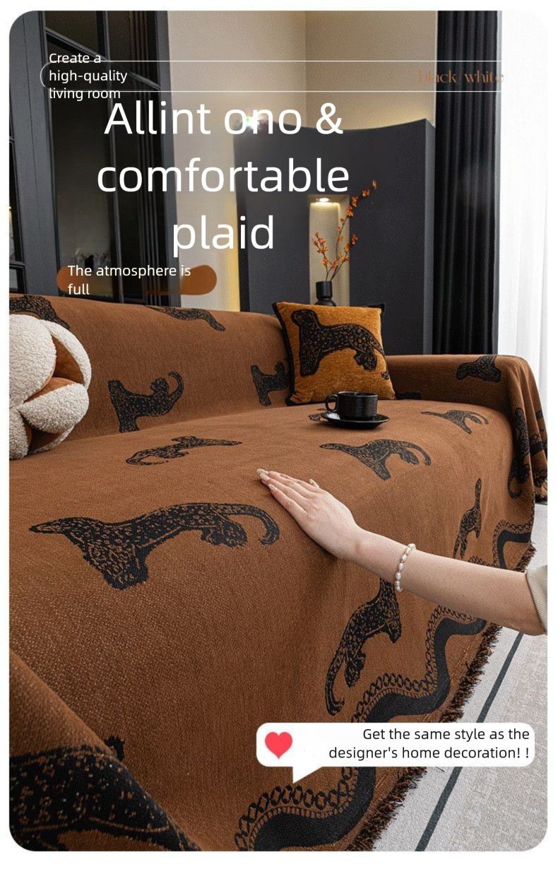 Puxu Chenille Cover Light Luxury Versatile High-end Feel Cat Scratch Resistant Universal Sofa Cushion_voghion.com
