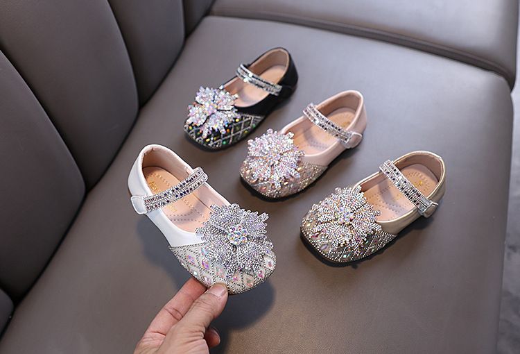 Baby Mädchen Mädchen Mädchen Prinzessin Diamant Einzelschuh Schuhe Tanzshow Schuhe_voghion.com
