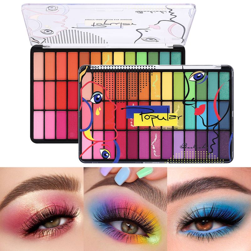 Sombra de ojos de color mate de treinta y nueve placas recomendada, color perla grande, resistente al agua, para fiesta de estudiantes, maquillaje asequible_voghion.com
