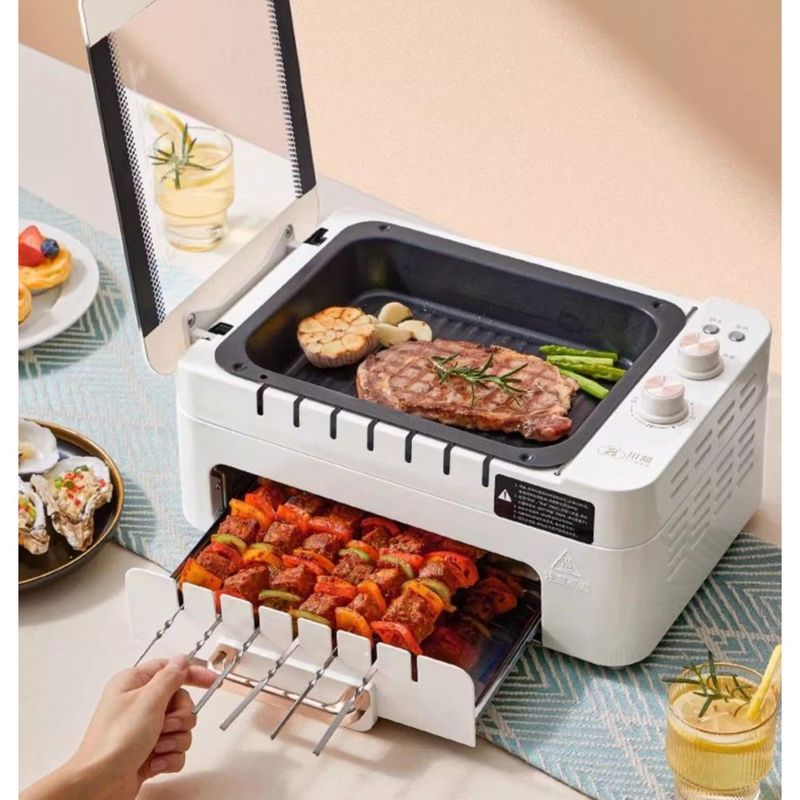 Chuan Jian Fully Automatic Rotating Skewer New Model Barbecue Machine Grill Indoor Smokeless Multifunctional Oven_voghion.com