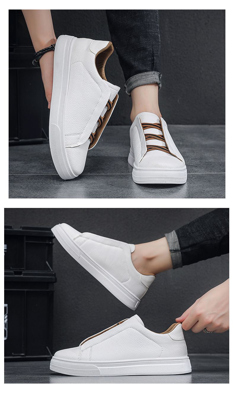 New board shoes men's shoes fashion small white shoes young men's casual shoes_voghion.com