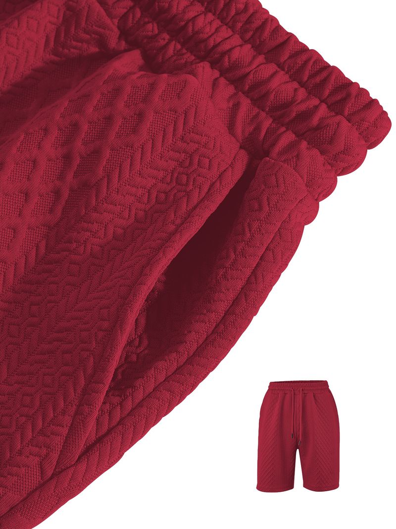 Ropa de verano para hombre, nueva camiseta polo deportiva de manga corta con solapa fina y tejido jacquard para hombre_voghion.com