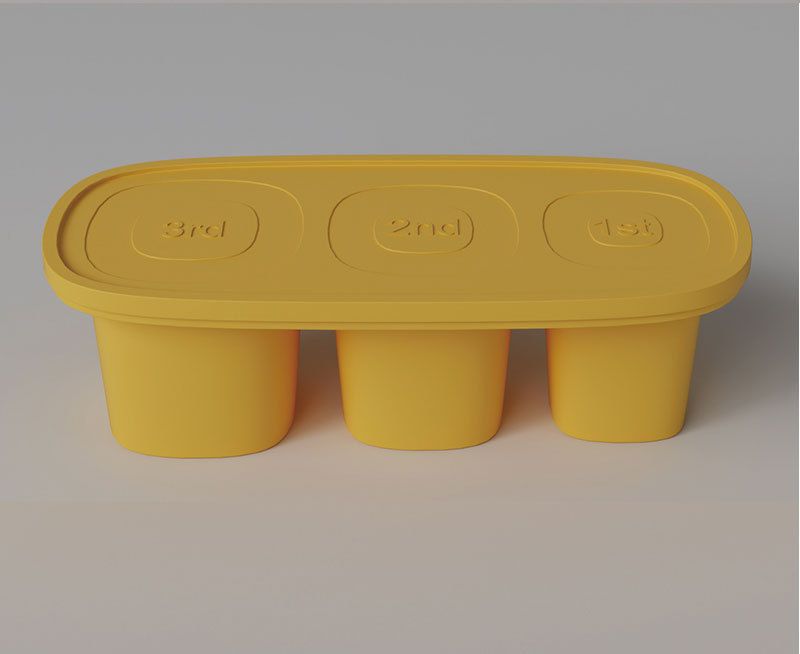Ice Tray Mold 4 Grid Silicone Easy To Release Water Cup Ice Mold Ice Tray_voghion.com