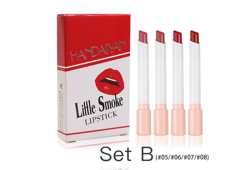 HANDAIYAN Matte Lipstick Cigarette - Shaped Lipstick Set - Long - Lasting, European And American Style, Non - Fading_voghion.com