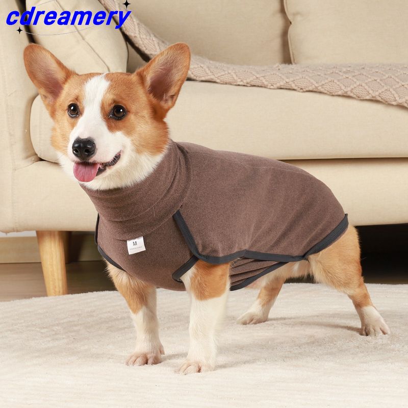 Dog Sweater Pullover Cold Weather Vest For Dogs Adjustable Warm Dog Coat Soft Dog Clothe For Indoor And Outdoor Use_voghion.com