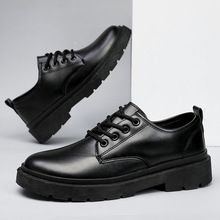 Chaussures en cuir pour hommes printemps et automne nouvelles chaussures d'affaires formelles décontractées pour hommes bureau britannique jeunesse mariage du marié_voghion.com
