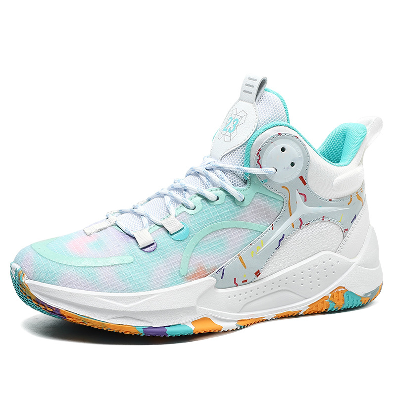 Nuove scarpe da basket da uomo fluorescenti, alla moda, pratiche, per studenti, da usare su pavimenti in cemento_voghion.com