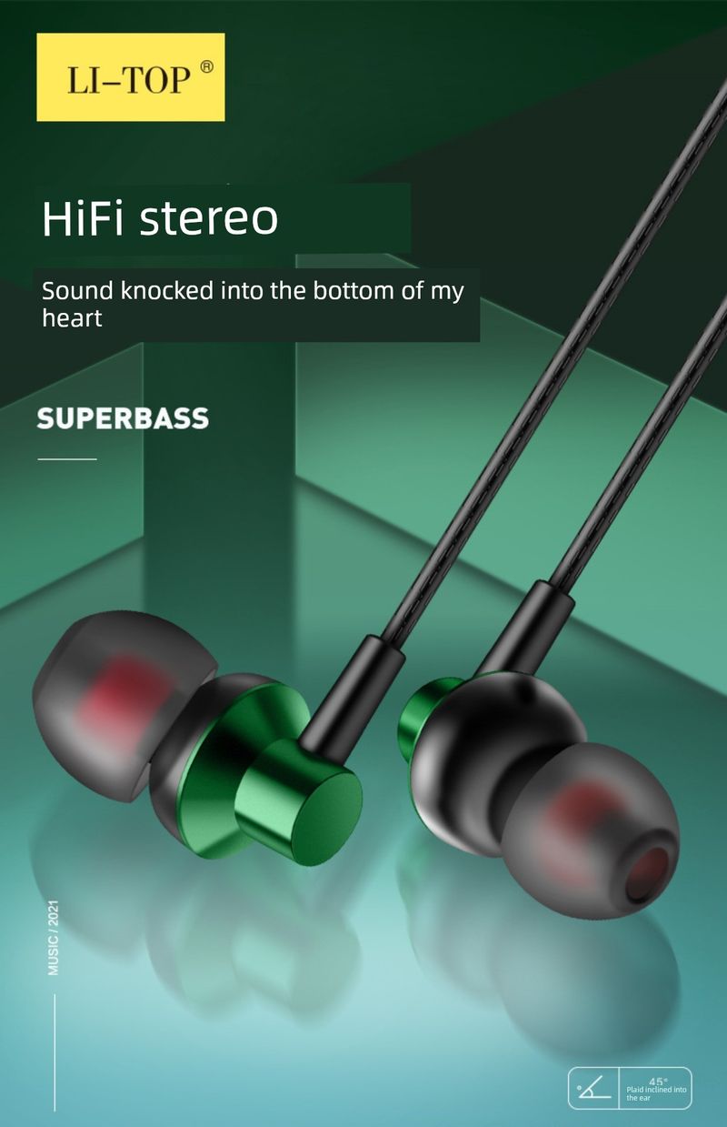 A03 Metal Listening Music Android Intelligent Call Wire Control_voghion.com