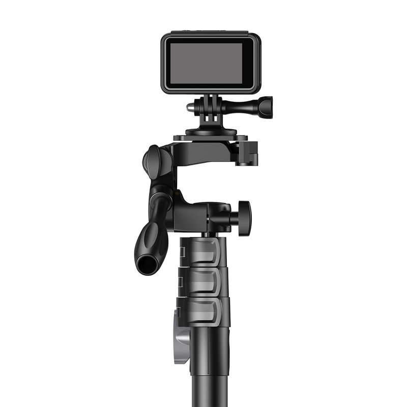 Camera & Photo outdoor mobile phone live broadcast with pan tilt travel shooting SLR portable professional floor selfie stick tripod_voghion.com