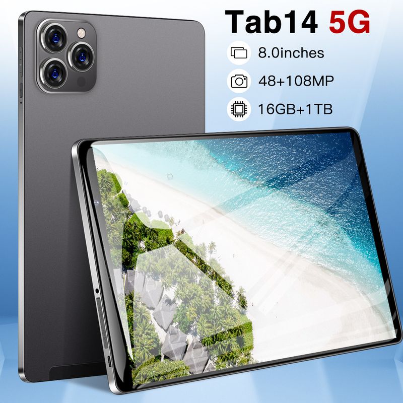 Tab14 8-inch HD Android Tablet With 3G Calling, 16GB Storage, Quad-Core Processor, IPS Screen, Bluetooth, GPS – Ultra-Thin Metal Shell_voghion.com