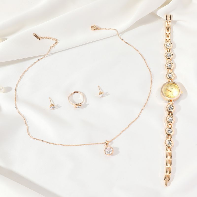 Ladies' Hot Selling Watch Set, Hot Selling Ladies' Quartz Watch, New Style, Trendy And Versatile, Student Casual Watch Calendar_voghion.com