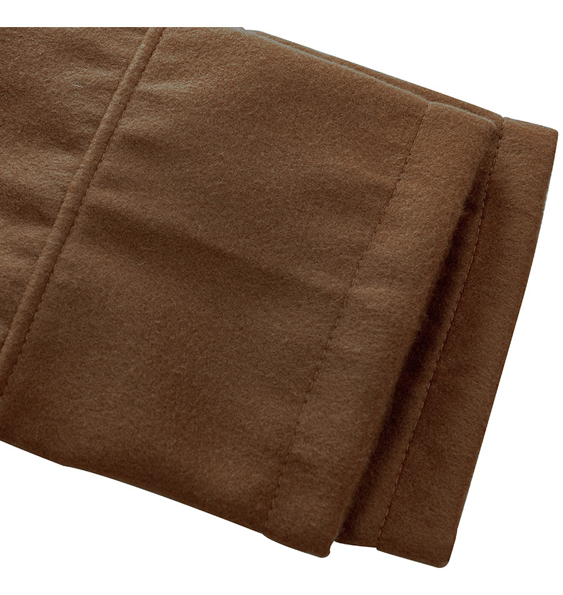 Men's long woolen coat extra long over the knee coat_voghion.com