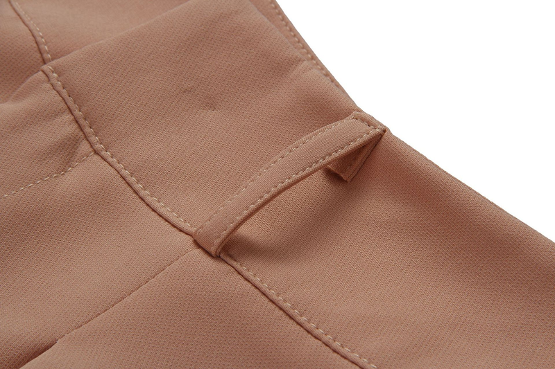 Freizeithose mit hoher Taille, Slim-Fit-Anzughose, Damenhose, Herbst-Berufshose_voghion.com