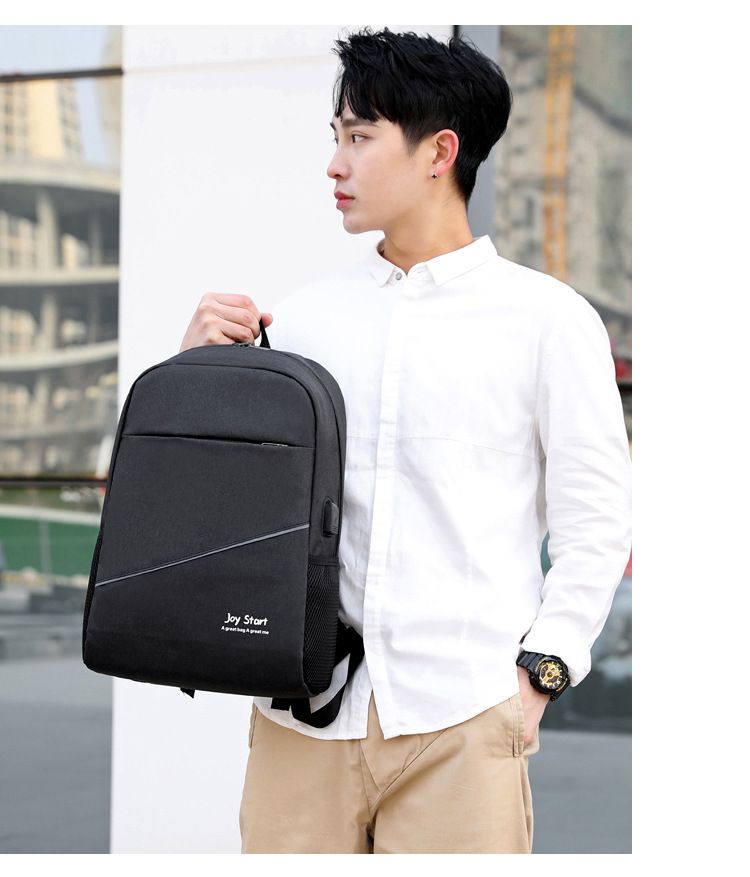 Large Capacity Backpack With USB Charging Port, Waterproof & Anti-Theft Design, 3-Piece Set For Men & Women - Durable Oxford Fabric,_voghion.com