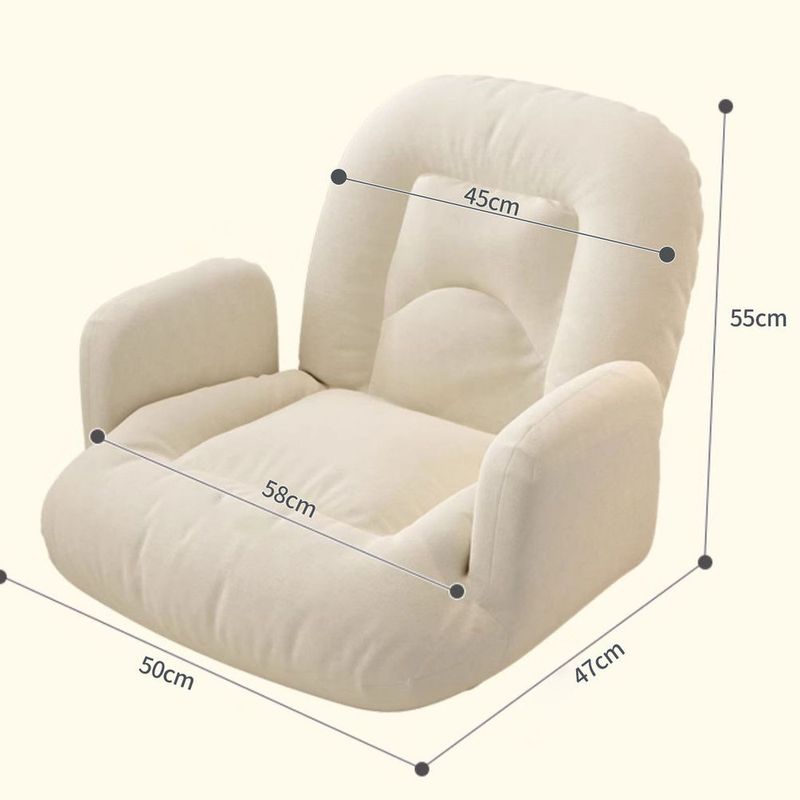 Lazy Backrest Folding Chair Japanese Style Single Window Cushion Girl's Bedroom Bed Small Sofa Internet Celebrity Living_voghion.com
