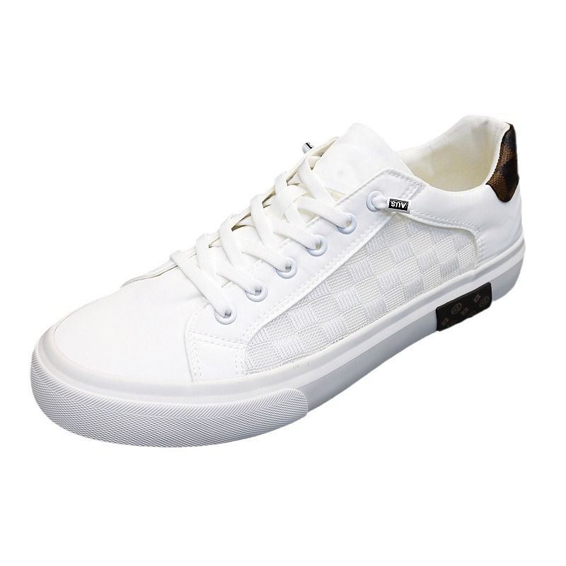Scarpe basse da uomo in tela, comode e traspiranti, con fondo piatto, stile coreano, estate 2025, nuove_voghion.com