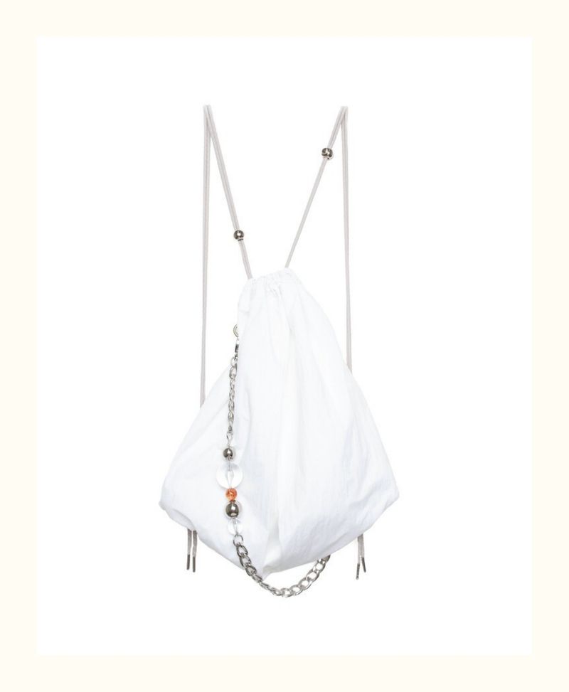Catena di moda di nicchia coreana perline da donna 2024 nuovo zaino con coulisse borsa a tracolla singola con più stili posteriori_voghion.com