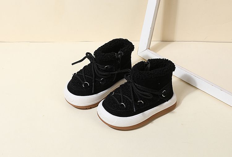 DIMI Nouvelle Automne/Hiver Bébé Chaud En Peluche Semelle En Caoutchouc Tout-petits Enfants Baskets Chaussures Pour Bébés Mode Petits Garçons Filles Bottes_voghion.com
