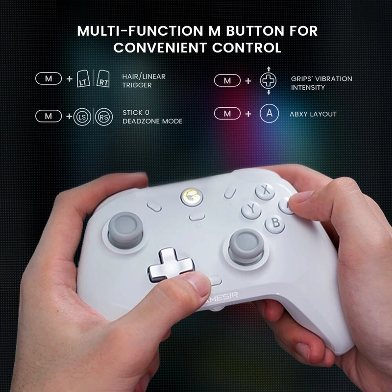 GameSir T4 yclone Pro Kablosuz Denetleyici Bluetooth Gamepad Hall Etkisi ile Nintendo Switch iPhone Android Telefon için_voghion.com
