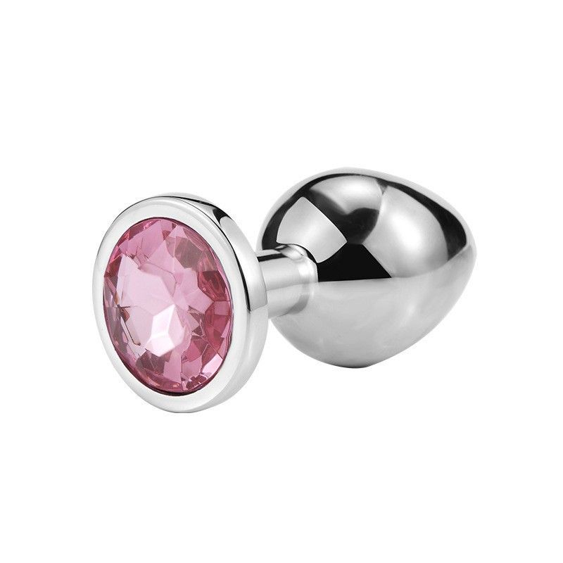 Plug anale per adulti in metallo a forma di cuore, argento, 1,8 mini perline rotonde_voghion.com