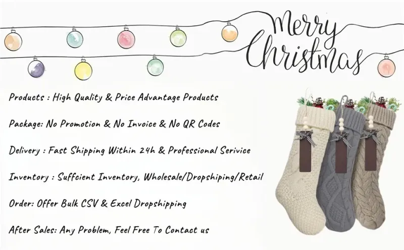 3-8 confezioni di calze a maglia rustiche da 18 pollici con etichette con il nome, utilizzate per decorazioni natalizie per feste in famiglia 241111_voghion.com