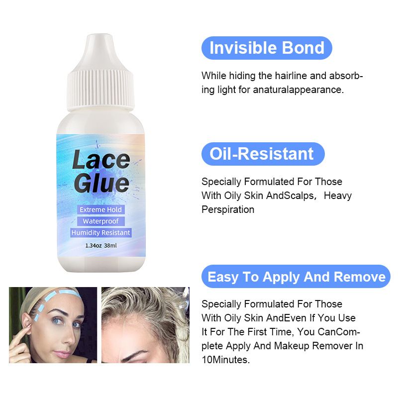Lace Adhesive Lace Headband Wig Glue Remover Set_voghion.com