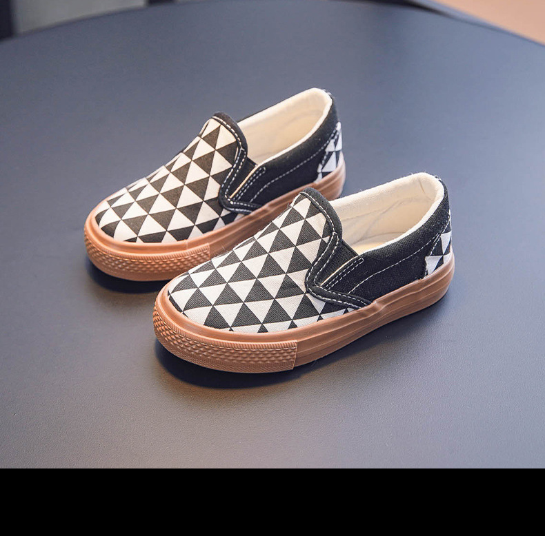 One Step Canvas 2023 Winter Plush Small, Medium, Large Children's Board Shoes Boys and Girls Korean_voghion.com