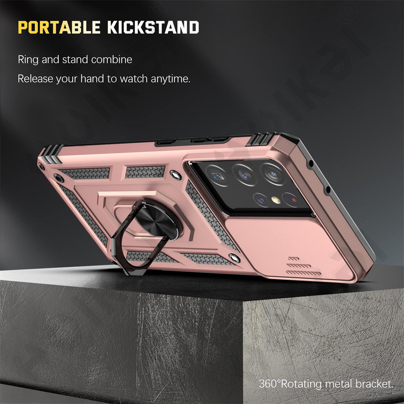 Case For Samsung Galaxy S23 S22 S21 Ultra Plus A54 A34 A14 Kickstand with Camera Protection Rugged Military-Grade Drop Cover_voghion.com
