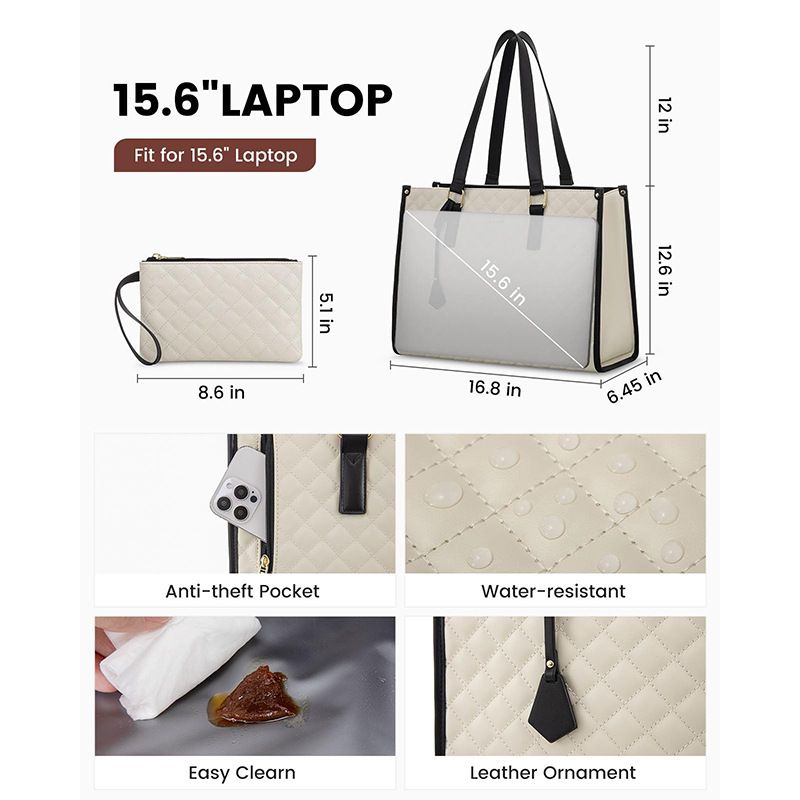 Kadınlar İçin Modern Yalıtımlı Öğle Yemeği Çantası - Çok Bölmeli Şık Çapraz Askılı ve Elde Taşınabilir Termal Çanta (16,8 X 12,6 X 6,45 İnç, 7 Renk)_voghion.com