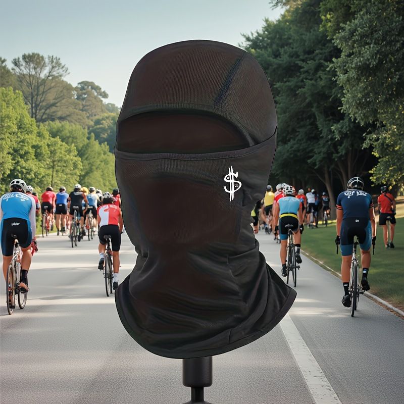 Custom Cycling Face Mask With Unique Patterns - Breathable & Lightweight For Men & Women - Black/White & Themed Designs (Snake, Heart, Moon)_voghion.com