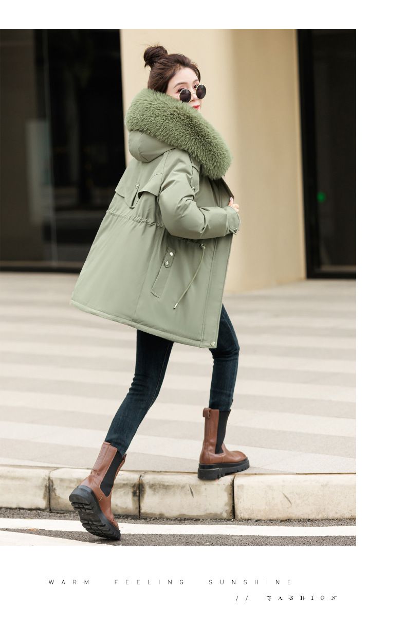 Gesteppte Parkajacke für Damen – Übergroßer Puffermantel mit Kapuze (Schwarz/Creme/Beige/Braun/Mint, M-XXL)_voghion.com